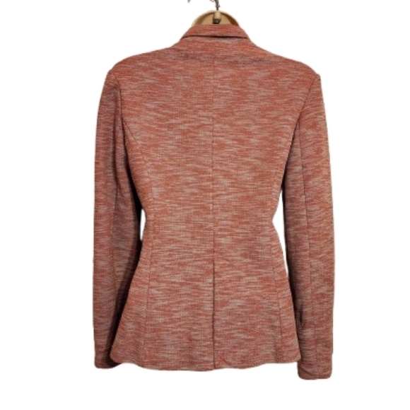 Cartonnier Anthro Space Dye Knit Blazer Jacket Red Small - Picture 6 of 12